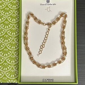 House of Harlow 1960 Gold Chain Necklace